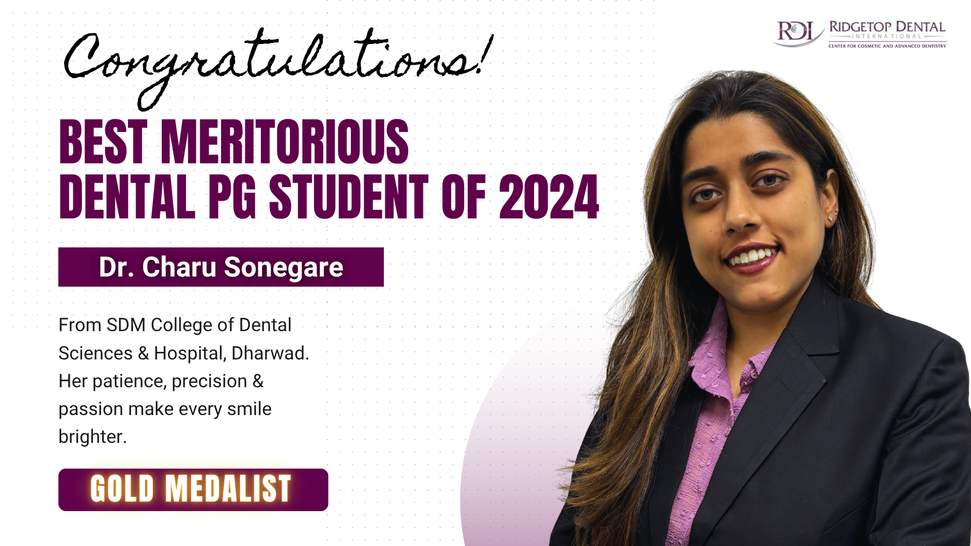 Celebrating Dr. Charu Sonergare’s Remarkable Achievement